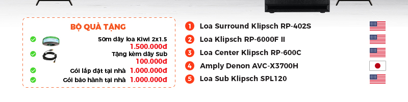 chú thích dàn âm thanh xem phim 5.1 AT-GD09