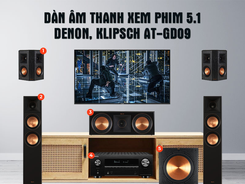 dàn âm thanh xem phim 5.1 AT-GD09