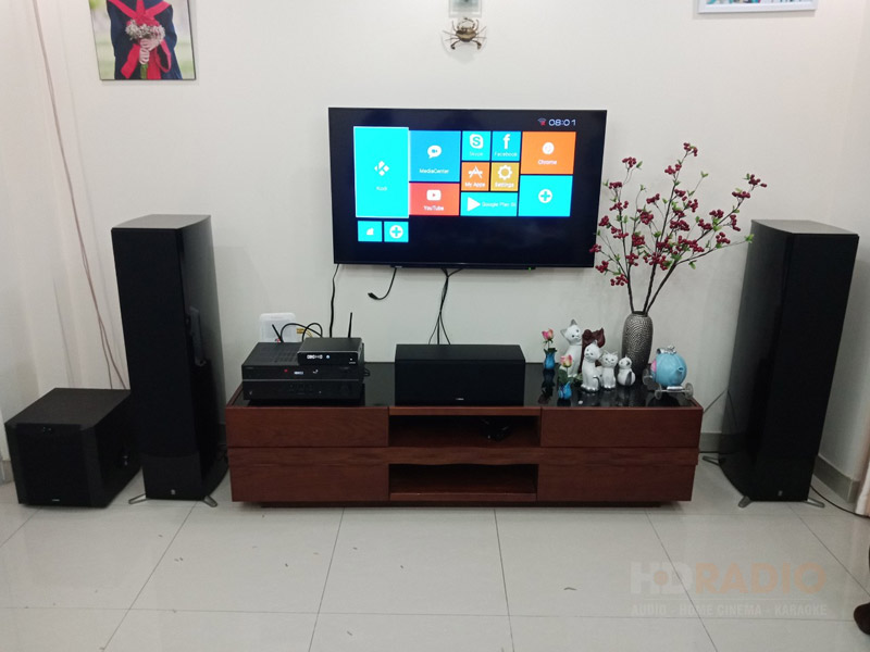 Lắp dàn xem phim AT GD16 cho anh Nguyên ở Tân Phú