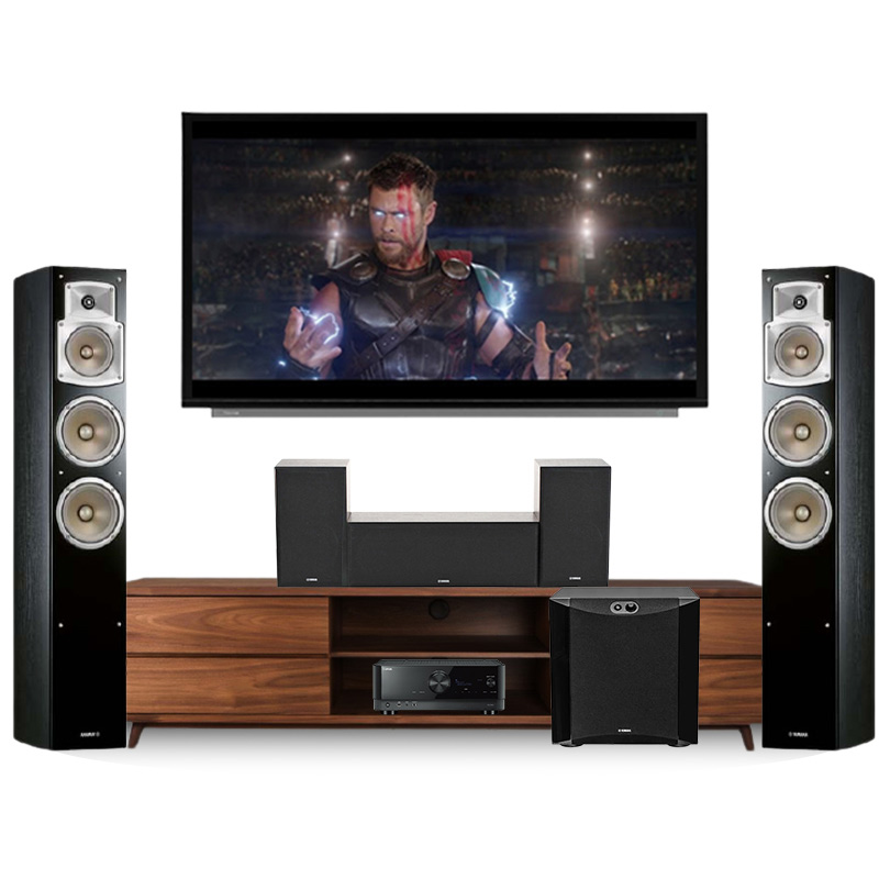 Dàn âm thanh xem phim 5.1 Yamah AT-GD16 (Yamaha RX V6A, NS F350, NS P350, sub Yamaha NS SW300)