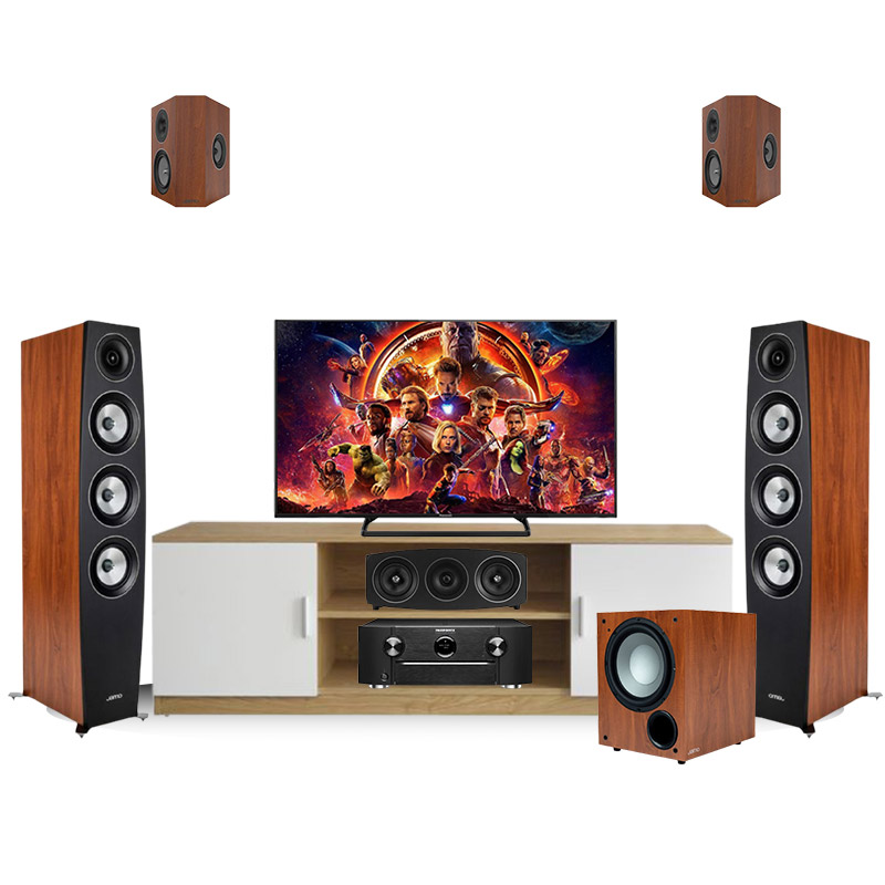 Dàn âm thanh xem phim 5.1 Jamo AT-GD22 (Marantz SR6015 + Jamo C97II + Jamo C9 Sur II + Jamo C9 Cen II + Jamo C912)
