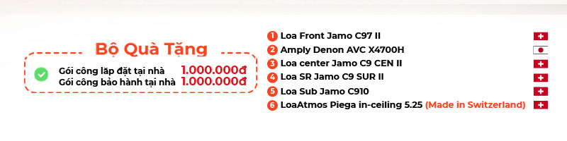 Dàn xem phim Dolby Atmos 5.1.2 AT-AM26