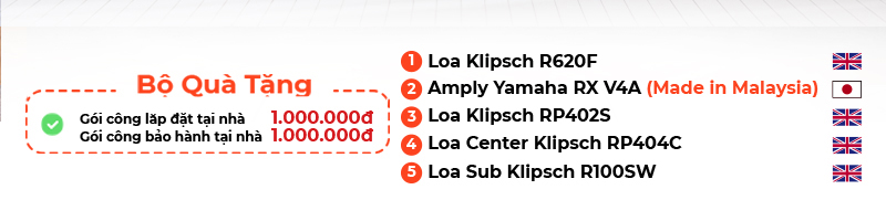 chú thích dàn âm thanh xem phim 5.1 AT GD30