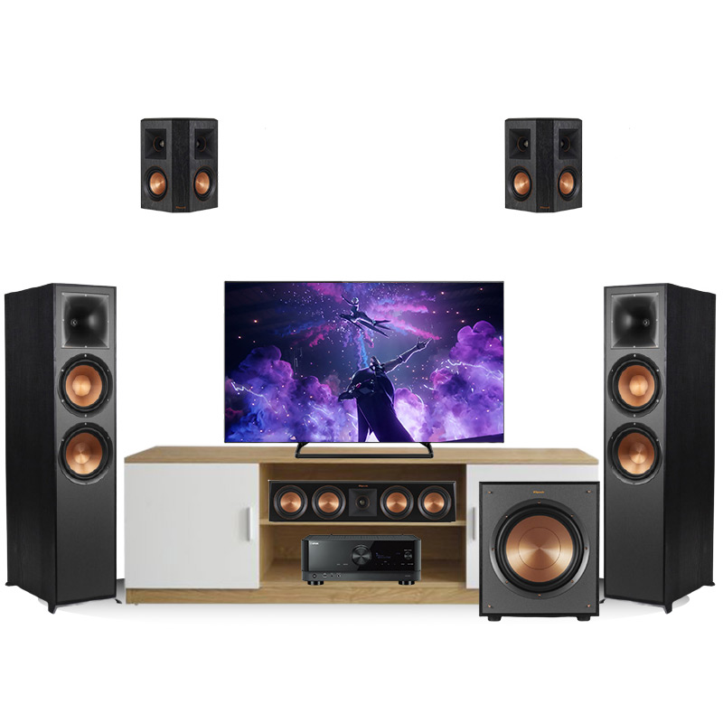 Dàn âm thanh xem phim 5.1 Klipsch, Yamaha AT-GD30