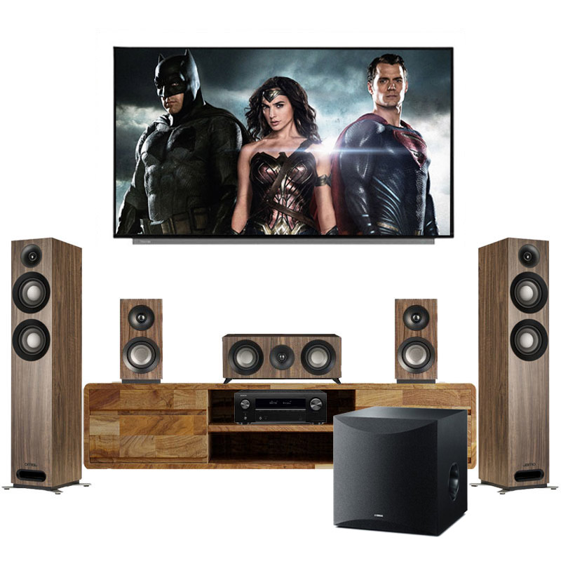 Dàn xem phim 5.1 Denon AT20 (Denon X250BT + Jamo S807 HCS + Yamaha SW100)