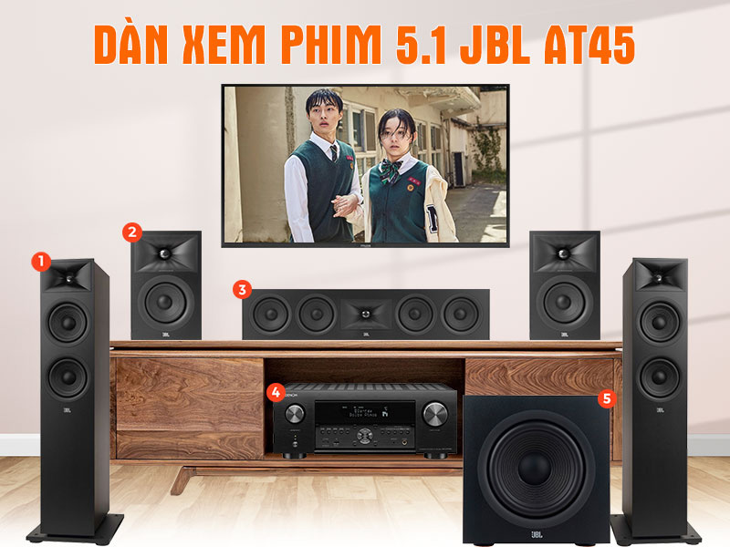 Dàn xem phim 5.1 JBL AT45