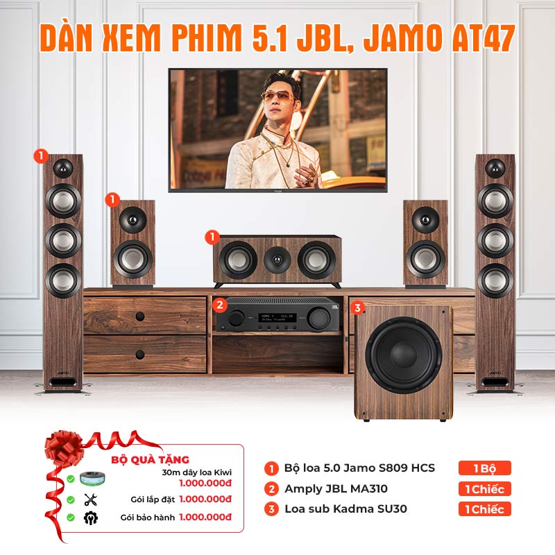 Dàn xem phim 5.1 JBL, Jamo AT47
