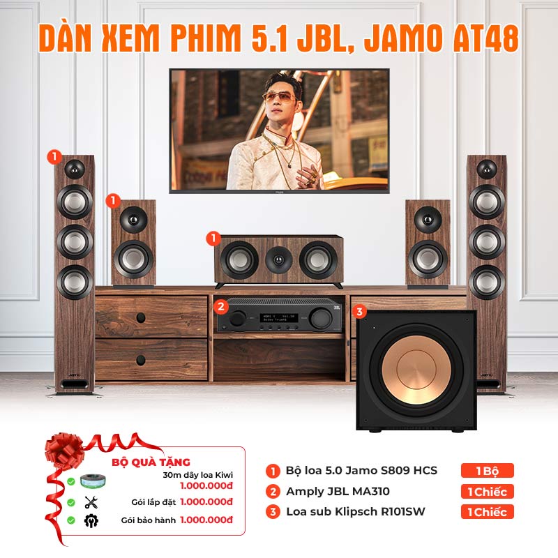 Dàn xem phim 5.1 JBL, Jamo AT48