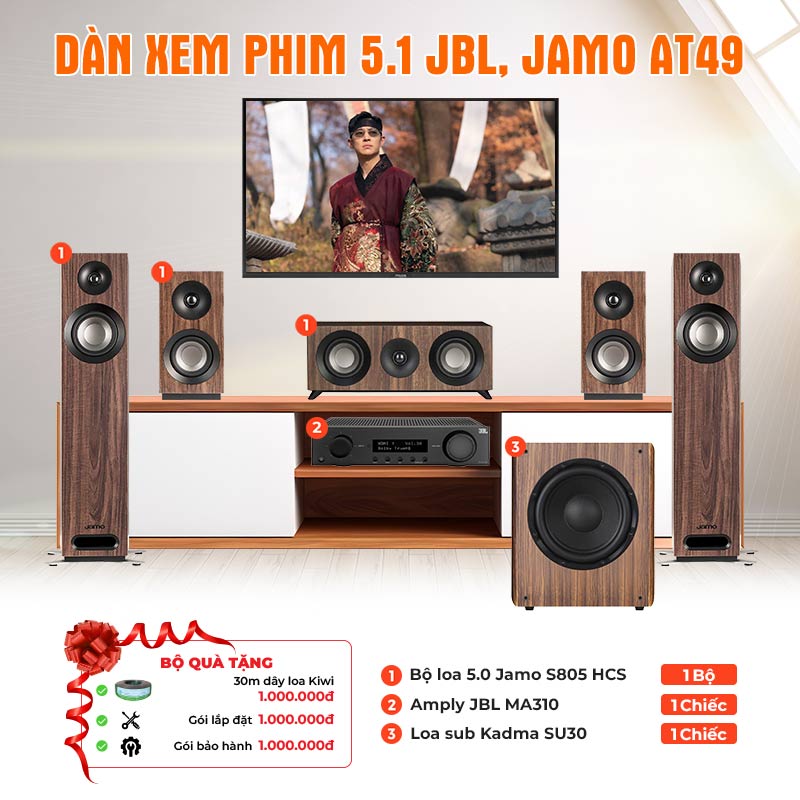 Dàn xem phim 5.1 JBL, Jamo AT49
