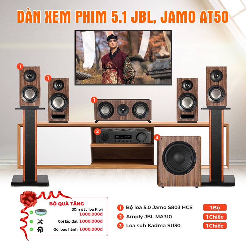Dàn xem phim 5.1 JBL, Jamo AT50 Dàn xem phim 5.1 JBL, Jamo AT50