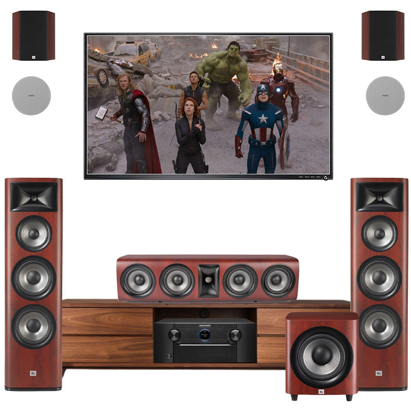 Dàn xem phim Dolby Atmos 5.1.2 Marantz, JBL DB15