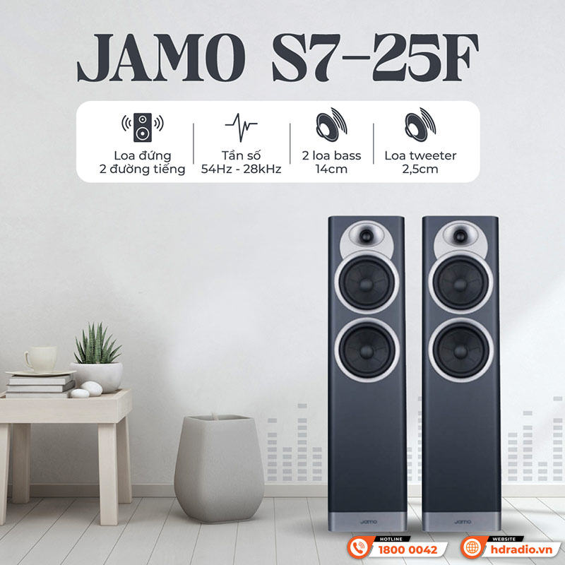 Loa Jamo S7-25F (Maximum output 107dB, Tần số 52Hz-28KHz)-1