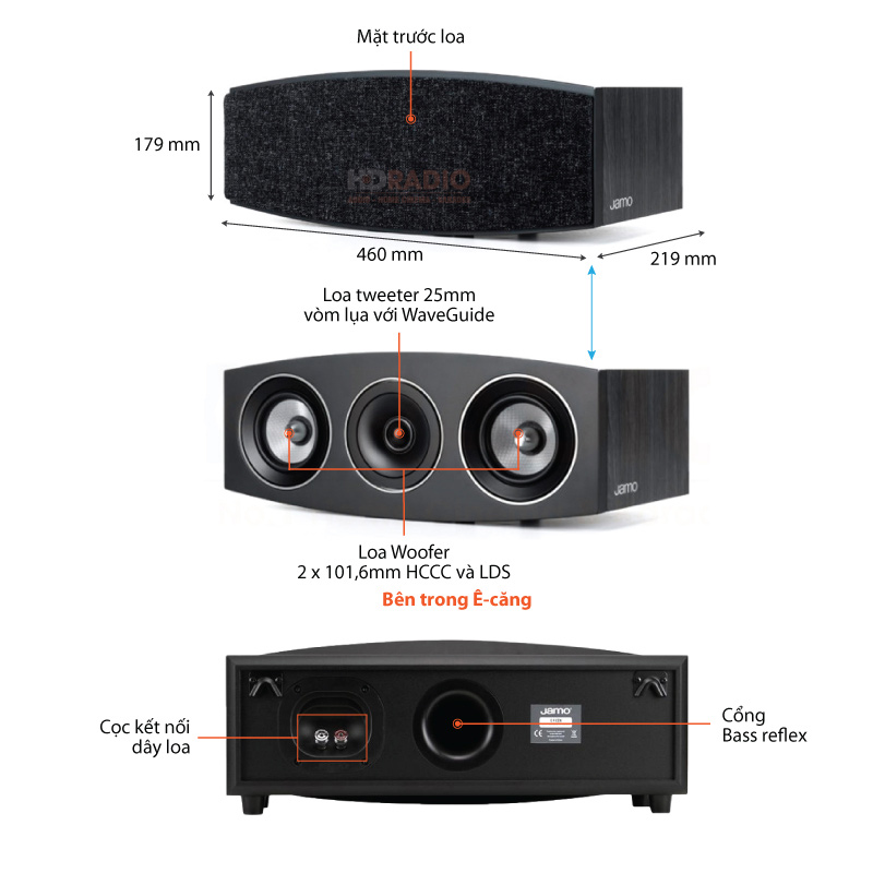 chu thich loa jamo c9 cent II