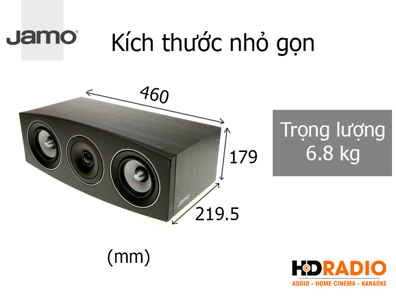 Kich thuoc Loa Jamo C9 CEN II