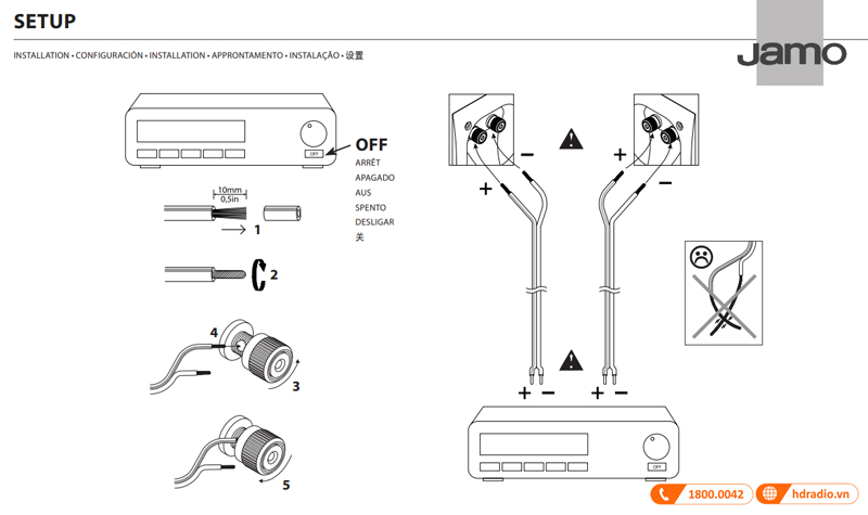 Ket noi Loa Jamo C9 CEN II