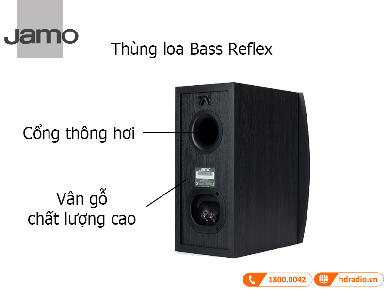 Bass Reflex loa Jamo C93 II