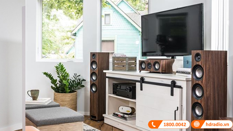 Bộ loa 5.0 Jamo S809 HCS ứng dụng 