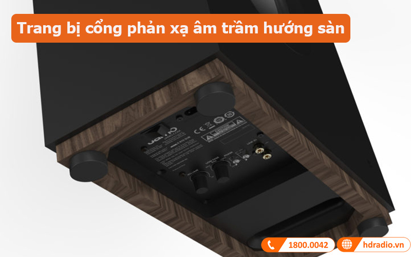 Loa sub Jamo S810 trang bị cổng phản xạ âm trầm 
