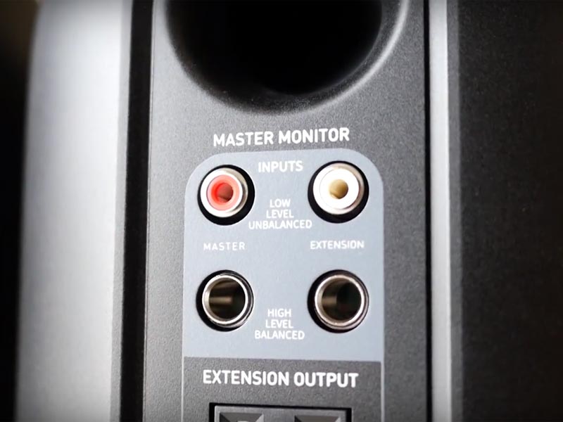 Loa monitor JBL ONE SERIES 104 ket noi Loa monitor JBL ONE SERIES 104 ket noi