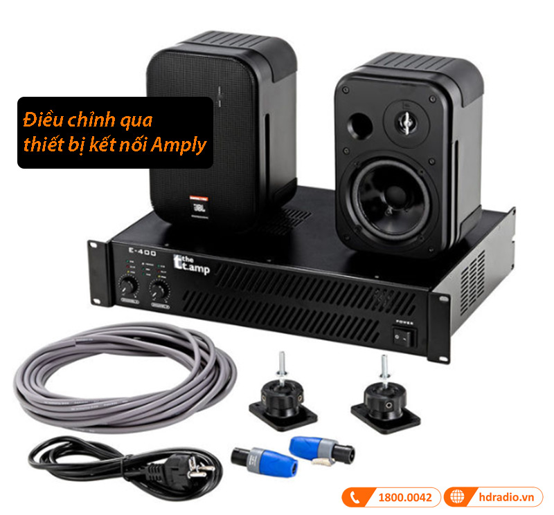 điều chỉnh đơn giản với JBL Control 1 Pro