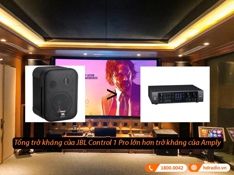 lưu ý khi sử dụng JBL Control 1 Pro 