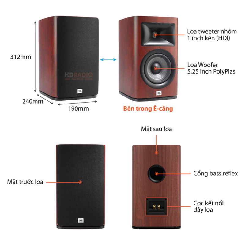 chu thich loa jbl studio 620