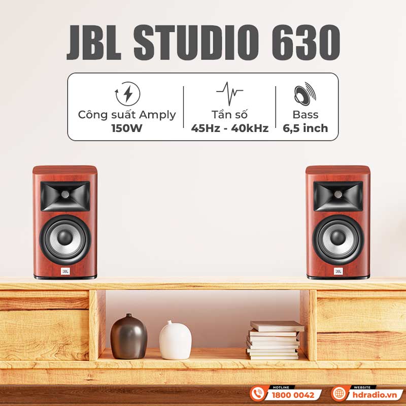 Loa JBL Studio 630 (Độ nhạy 85dB, Tần số 45Hz-40KHz)-2