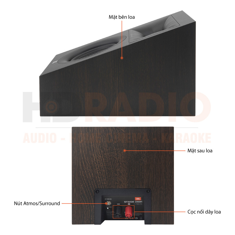 Chú thích Loa JBL Stage 240H