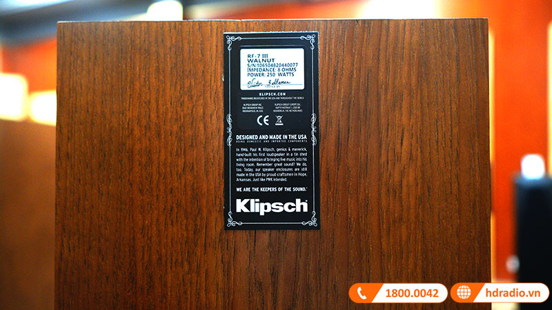 loa Klipsch RF7III