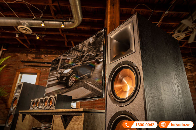 Loa Woofer màng Aluminum sơn phủ Copper công nghệ Injection Molded Graphite