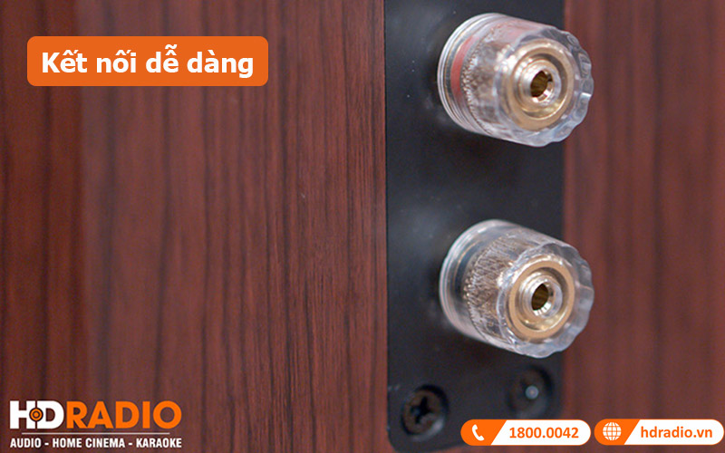 Loa Wharfedale Diamond 11.1 kết nối dễ dàng