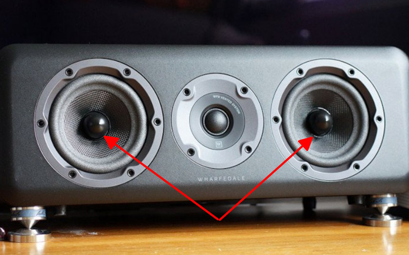 Loa center Wharfedale D300C