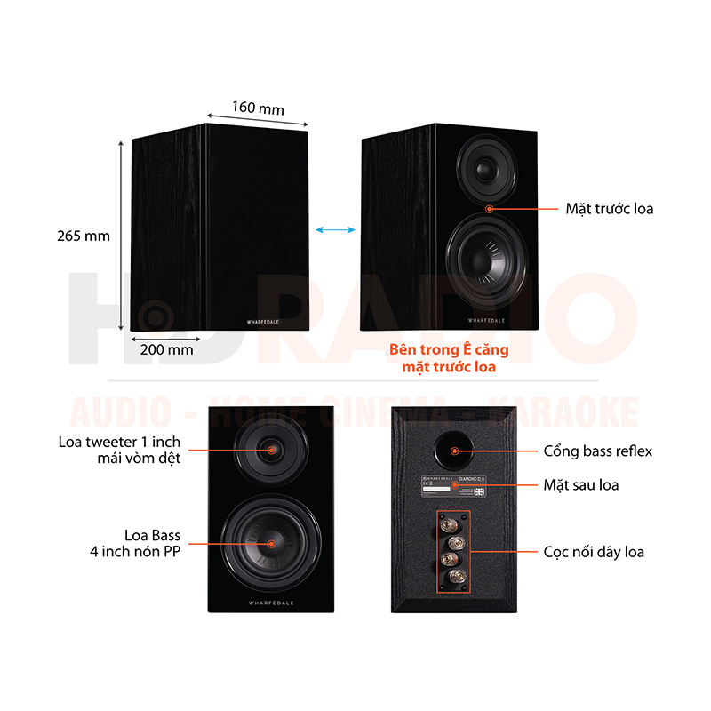 Chu thich loa Wharfedale Diamond 12.0