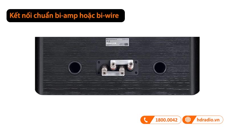 kết nối chuẩn bi-amp hoặc bi-wire