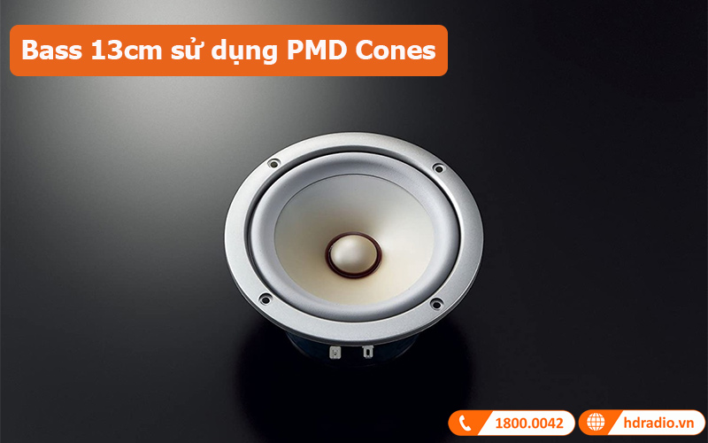 Loa Yamaha NS F330 bass 13cm sử dụng PMD Cones
