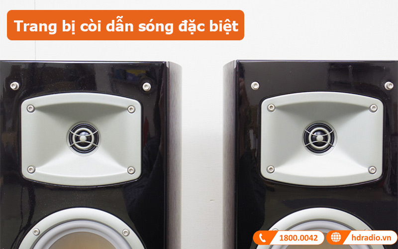 Loa Yamaha NS F330 trang bị còi dẫn sóng độc đáo