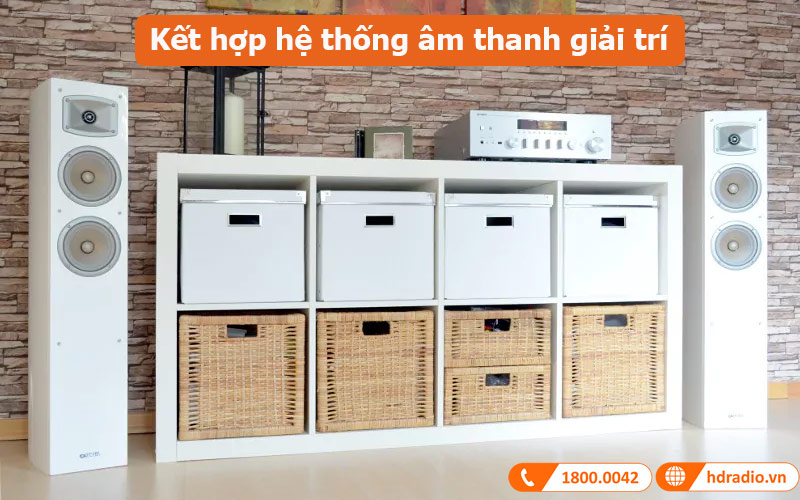 Loa Yamaha NS F330 ứng dụng thực tế 