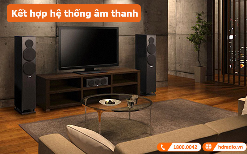 loa Yamaha NS-F150 ứng dụng thực tế 