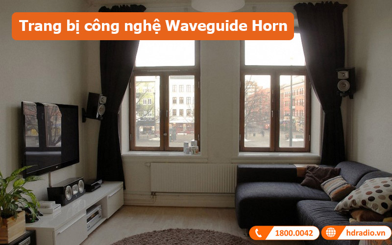 Loa Yamaha NS-333 trang bị công nghệ Waveguide Horn