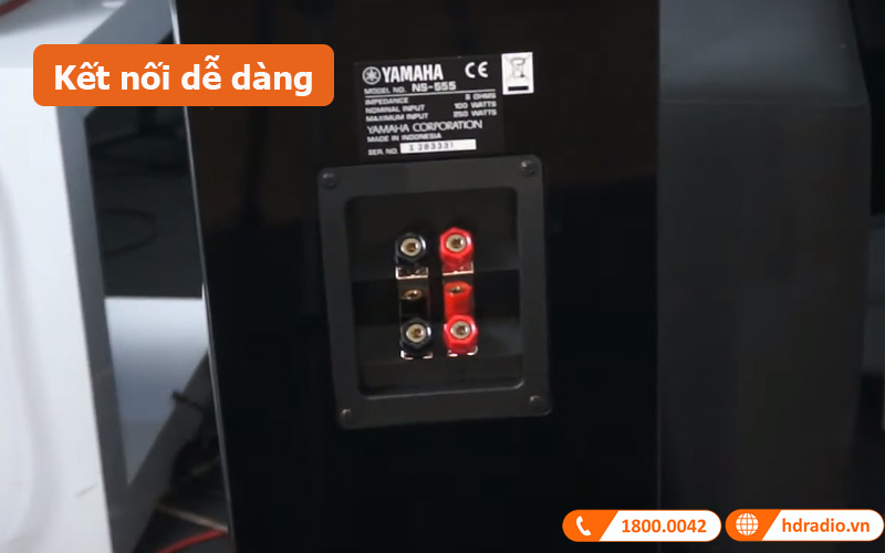loa Yamaha NS-555 kết nối dễ dàng
