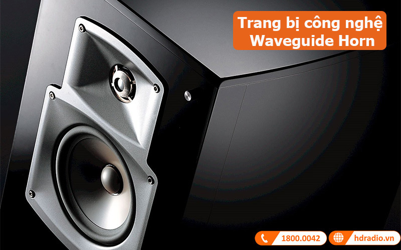 loa Yamaha NS-555 trang bị công nghệ Waveguide Horn