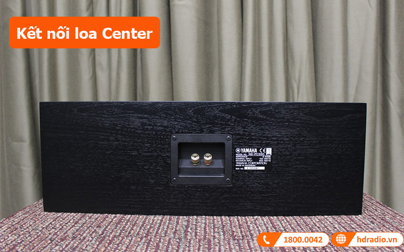 Bộ loa Yamaha NS P350 kết nối loa center