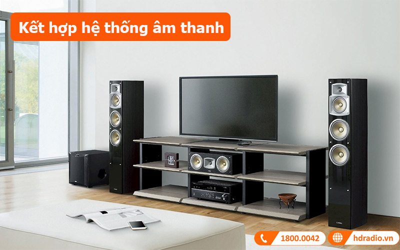 Bộ loa Yamaha NS P350 ứng dụng thực tế 