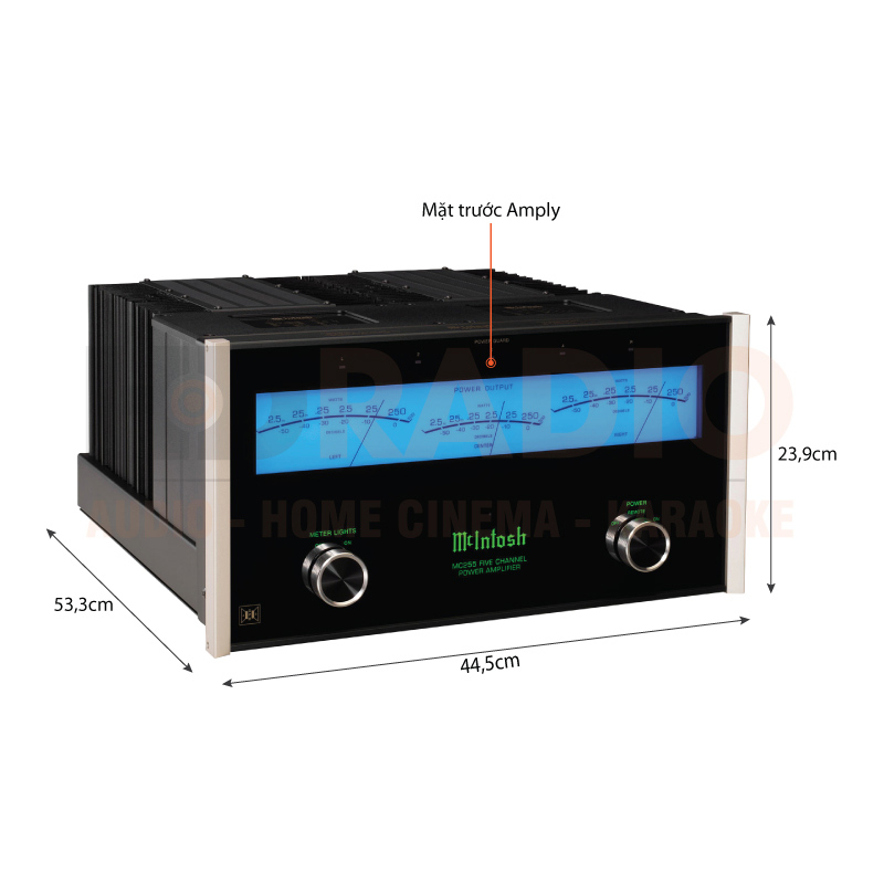 Chú thích Power Amply McIntosh MC255