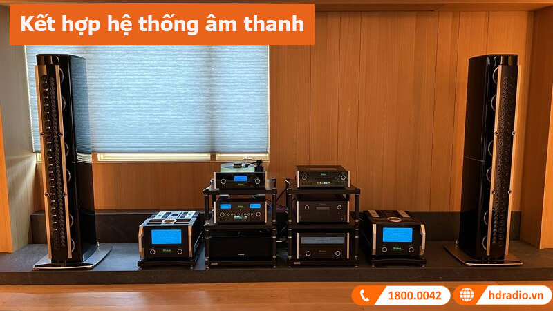 Power Amply McIntosh MC255 ứng dụng thực tế