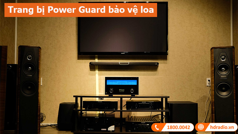 Power Amply McIntosh MC255 Power Guard bảo vệ loa