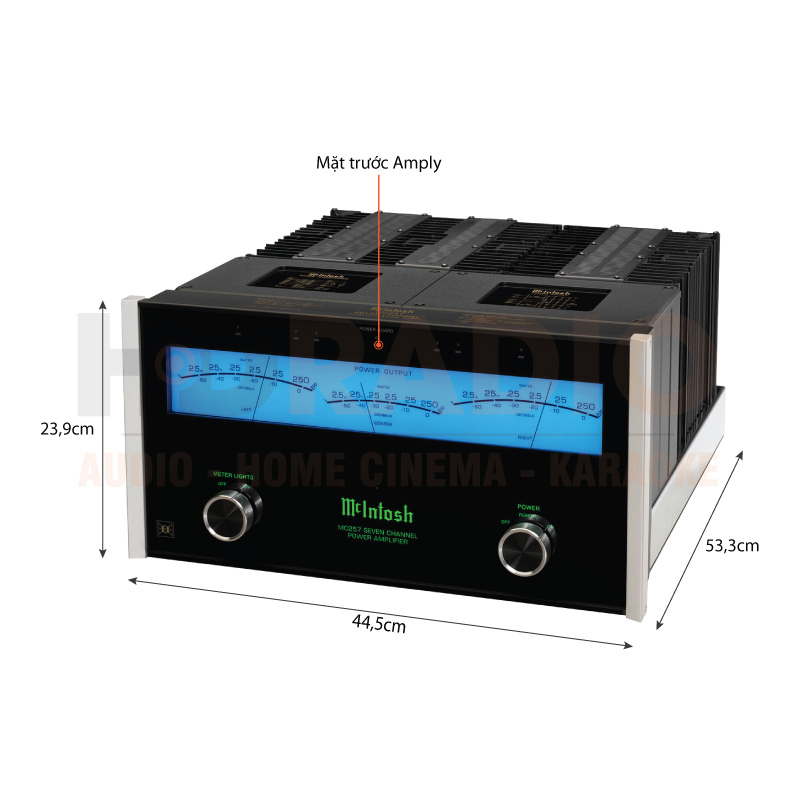 Chú thích Power Amply McIntosh MC257