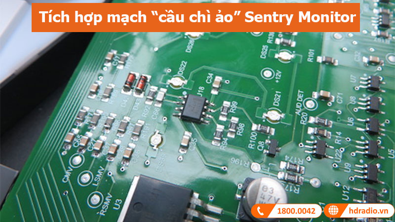 Power Amply McIntosh MC257 tích hợp mạch “cầu chì ảo” Sentry Monitor