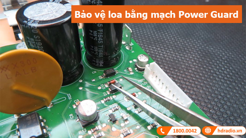 Power Amply McIntosh MC257 bảo vệ loa bằng mạch Power Guard