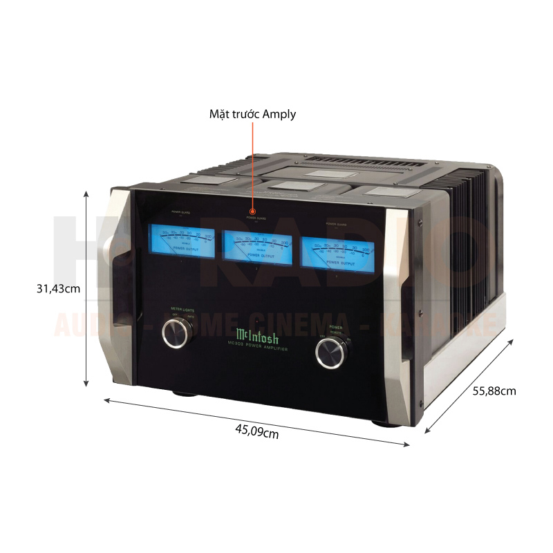 Chú thích Power Amply McIntosh MC303